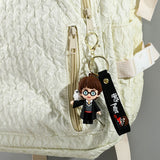 3D PVC Figure Keychain - Harry Potter - Potter With Hedwig Chibi Figure