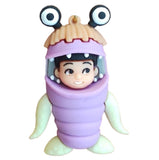 3D PVC Figure Keychain - Disney/Pixar - Boo In Monsters Inc. Costume
