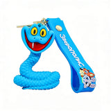 3D PVC Figure Keychain - Zootopia - Blue Snake With Characters