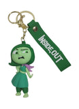 3D PVC Figure Keychain - Disney/Pixar - Disgust From Inside Out Figure