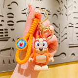 3D PVC Figure Keychain - Bluey - Bingo Heeler Figure