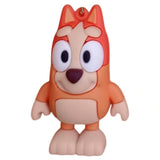 3D PVC Figure Keychain - Bluey - Bingo Heeler Figure