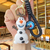 3D PVC Figure Keychain - Frozen - Olaf Smiling With Arms Out