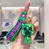 3D PVC Figure Keychain - Minecraft - Creeper 3D Figure