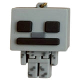 3D PVC Figure Keychain - Minecraft - Skeleton With Logo Strap