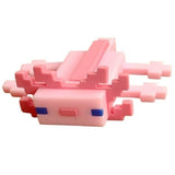 3D PVC Figure Keychain - Minecraft - Pink Axolotl Figure