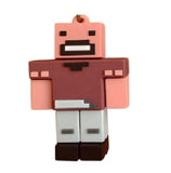 3D PVC Figure Keychain - Minecraft - Steve Blocky Figure (Style 2)