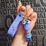 3D PVC Figure Keychain - Disney/Pixar - Fear From Inside Out