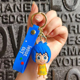 3D PVC Figure Keychain - Disney/Pixar - Joy From Inside Out, Smiling