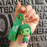 3D PVC Figure Keychain - Disney/Pixar - Disgust From Inside Out