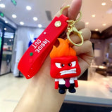 3D PVC Figure Keychain - Disney/Pixar - Anger From Inside Out, Angry