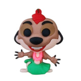 3D PVC Figure Keychain - The Lion King - Timon In Hula Skirt And Lei