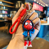 3D PVC Figure Keychain - Marvel - Miles Morales Spider-Man In Hoodie