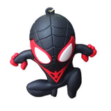 3D PVC Figure Keychain - Marvel - Miles Morales Spider-Man Crouching Figure