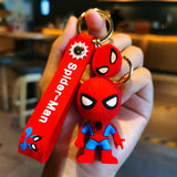 3D PVC Figure Keychain - Marvel - Spider-Man Chibi Figure And Mask