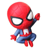 3D PVC Figure Keychain - Marvel - Spider-Man Chibi Figure And Text Strap