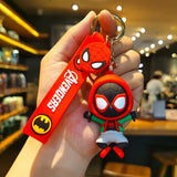 3D PVC Figure Keychain - Marvel - Miles Morales Spider-Man Chibi Figure