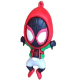 3D PVC Figure Keychain - Marvel - Miles Morales Spider-Man Chibi Figure