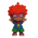 3D PVC Figure Keychain - Rugrats - Chuckie Finster 3D Figure With Glasses