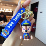 3D PVC Figure Keychain - PAW Patrol - Chase In Police Uniform