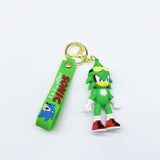 3D PVC Figure Keychain - Sonic the Hedgehog - Jet The Hawk 3D Figure