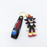 3D PVC Figure Keychain - Sonic the Hedgehog - Shadow The Hedgehog 3D Figure