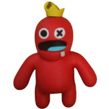 3D PVC Figure Keychain - Rainbow Friends - Red With A Yellow Crown