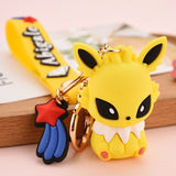 3D PVC Figure Keychain - Pokémon - Jolteon Chibi Figure With Star Charm