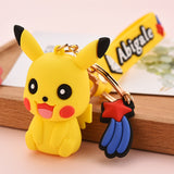 3D PVC Figure Keychain - Pokémon - Pikachu Sitting With Tongue Out