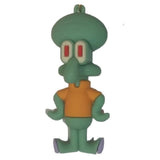 3D PVC Figure Keychain - SpongeBob SquarePants - Squidward Tentacles Standing Figure