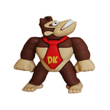 3D PVC Figure Keychain - Super Mario - Donkey Kong With Red Tie, Logo
