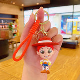3D PVC Figure Keychain - Toy Story - Jessie In Her Classic Cowgirl Outfit