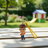 3D PVC Figure Keychain - Toy Story - Woody Pointing With A Big Smile