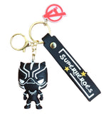 3D PVC Figure Keychain - Marvel - Black Panther Figure