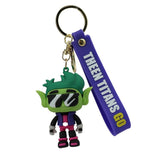 3D PVC Figure Keychain - Teen Titans Go! - Beast Boy Figure