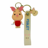 3D PVC Figure Keychain - Winnie the Pooh - Piglet Figure