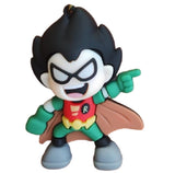 3D PVC Figure Keychain - Teen Titans Go! - Robin Figure