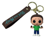 3D PVC Figure Keychain - Rick and Morty - Morty Smith Figure