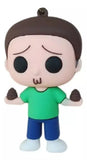 3D PVC Figure Keychain - Rick and Morty - Morty Smith Figure