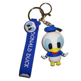 3D PVC Figure Keychain - Disney - Donald Duck With Donald Duck Strap