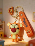 3D PVC Figure Keychain - Winnie the Pooh - Tigger Figure