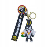 3D PVC Figure Keychain - Looney Tunes - Bugs Bunny With Carrot Figure