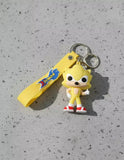 3D PVC Figure Keychain - Sonic the Hedgehog - Super Sonic Figure