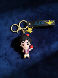 3D PVC Figure Keychain - Aladdin - Holding Apple