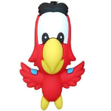 3D PVC Figure Keychain - Aladdin - Iago Chibi Figure
