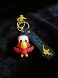 3D PVC Figure Keychain - Aladdin - Iago Chibi Figure