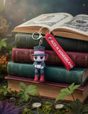 3D PVC Figure Keychain - Alicia En El País De Las Maravillas - Mad Hatter Holding Teacup