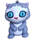 3D PVC Figure Keychain - Alicia En El País De Las Maravillas - Cheshire Cat Sitting