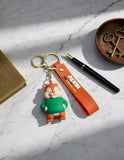 3D PVC Figure Keychain - Alvin Y Las Ardillas - Theodore Green Shirt
