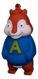 3D PVC Figure Keychain - Alvin Y Las Ardillas - Alvin Blue A Shirt